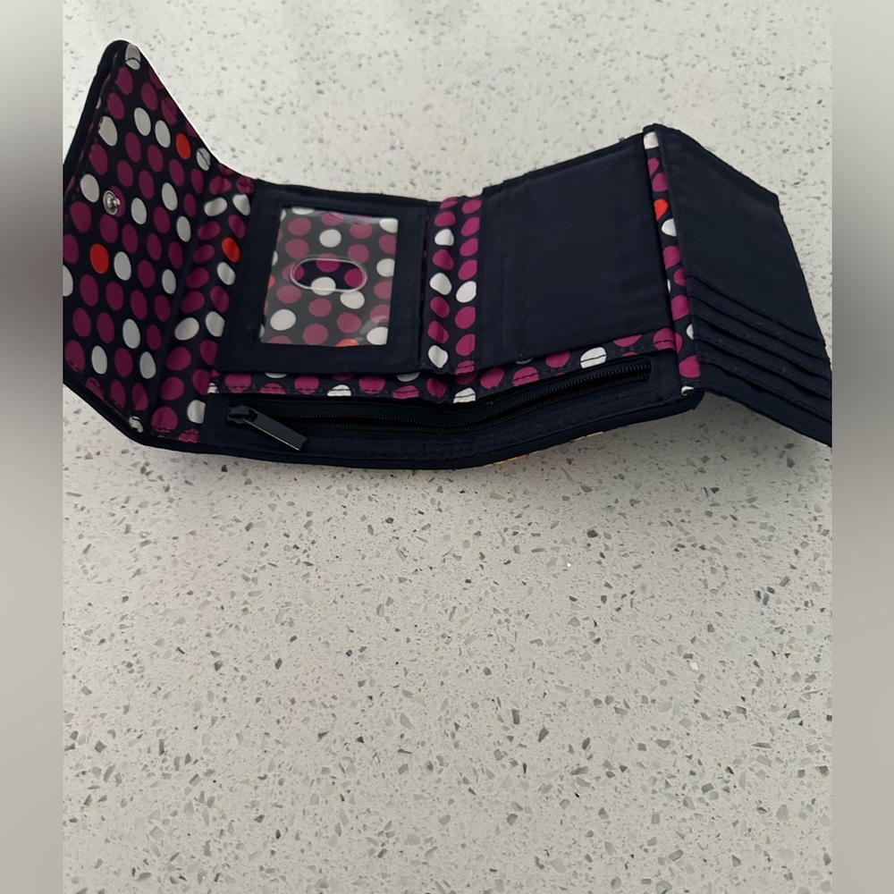 Vera Bradley RFID Quilted Floral Wallet with Security Protection - Picture 8 of 10